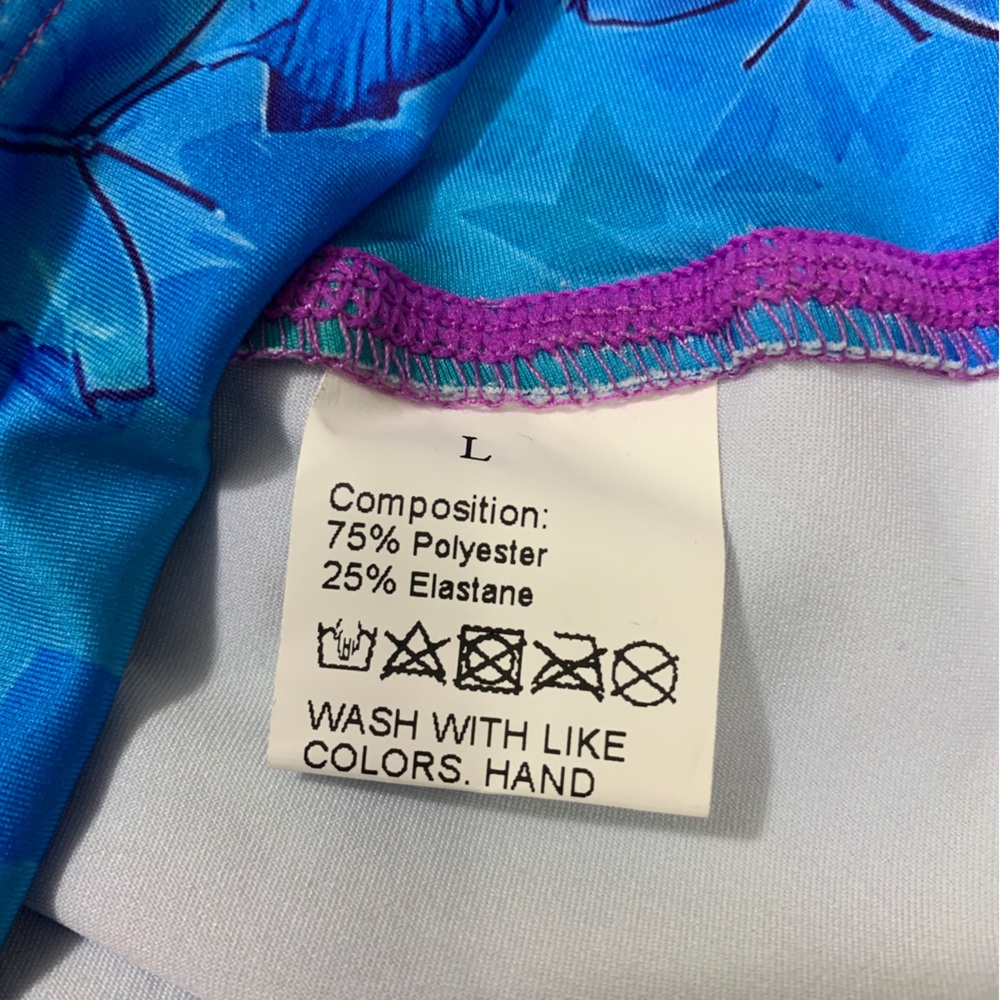 NWOT Flamingo multicolored ankle length legging - Picture 5 of 5
